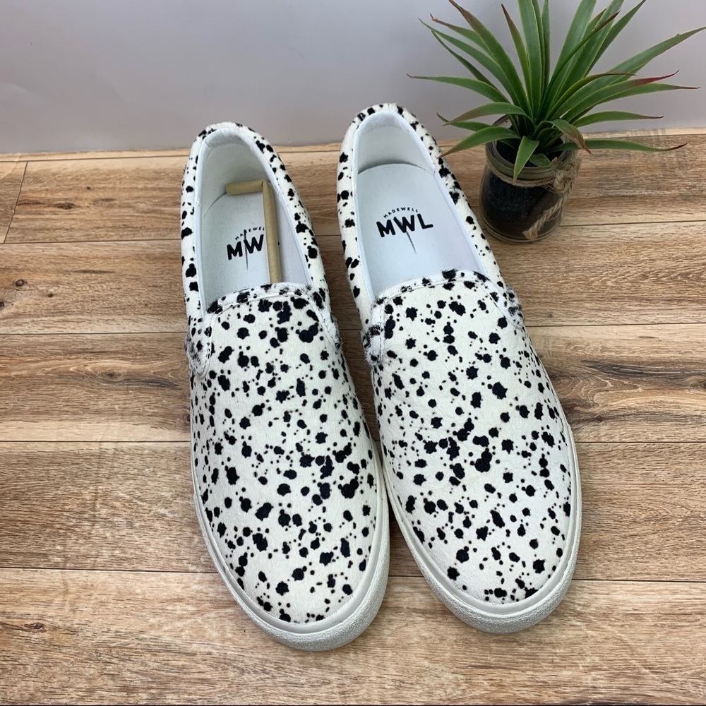 Madewell Sidewalk Genuine Calf Hair Slip-On Sneaker
